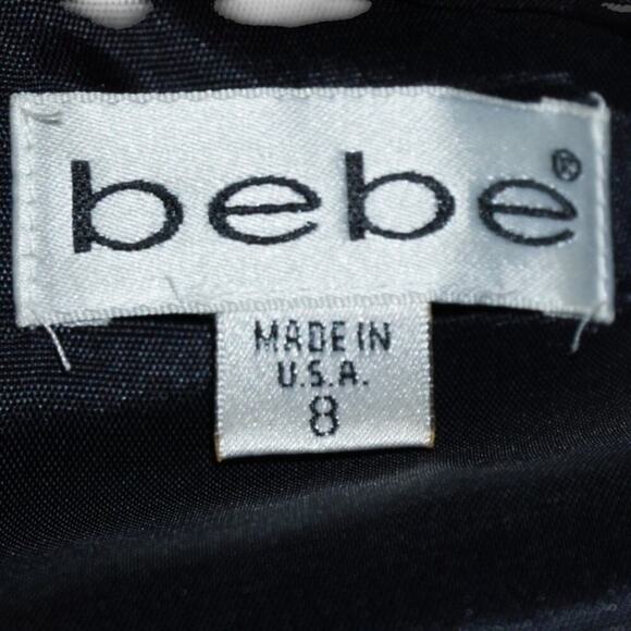 Bebe Black Square Neck Cami Top – Women’s Size 8, Made in USA - Picture 5 of 9